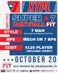 October 20th- Super 7 Event Registration